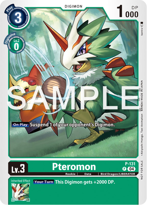 Pteromon (Digimon Liberator Promotion Pack) [P-131] [Digimon Promotion Cards]