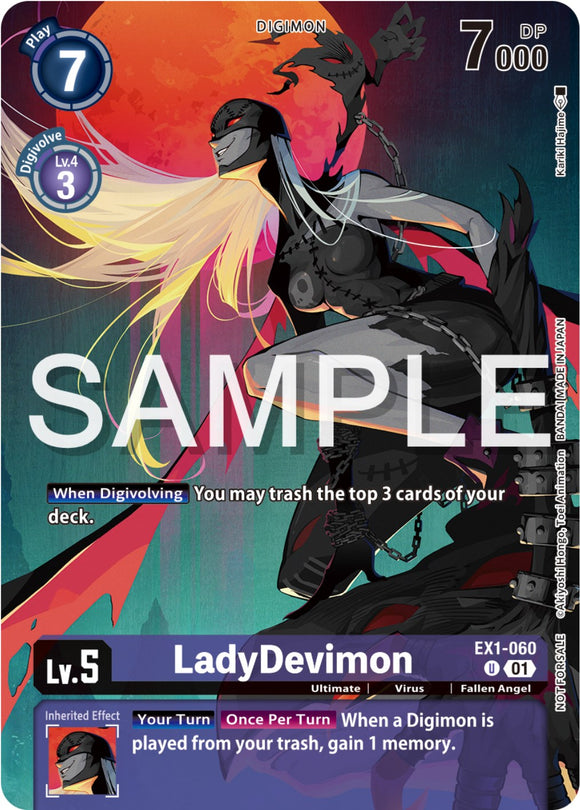 LadyDevimon (Digimon Illustration Competition Pack 2023) [EX1-060] [Classic Collection]