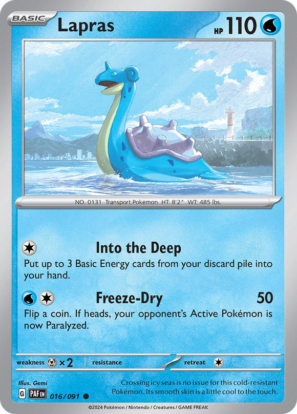 Lapras [016/091] [Paldean Fates]