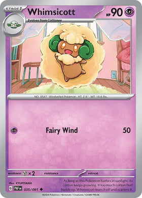 Whimsicott [035/091] [Paldean Fates]