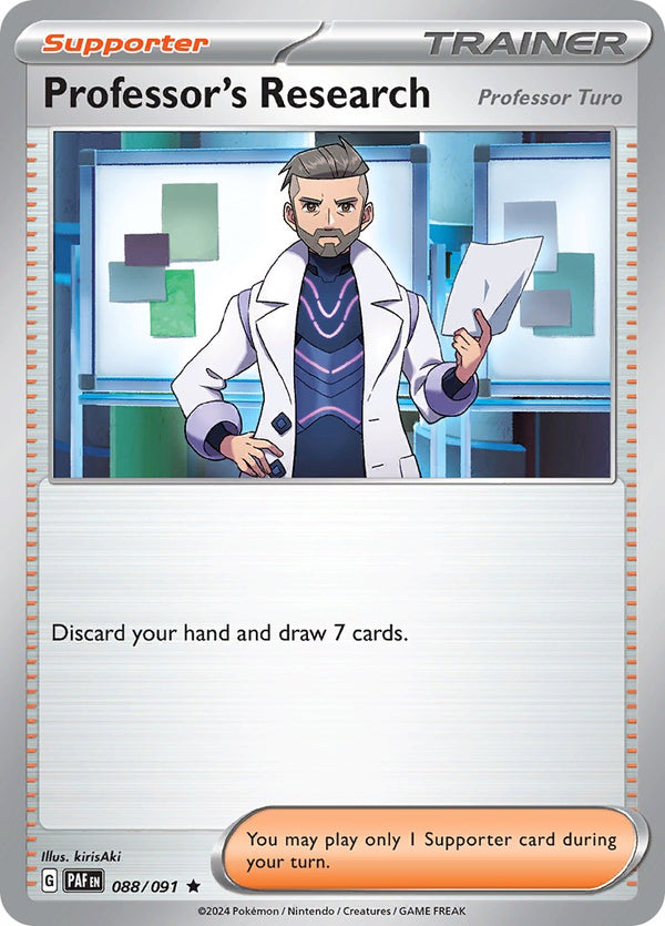 Professor's Research [088/091] [Paldean Fates] Reverse Holofoil