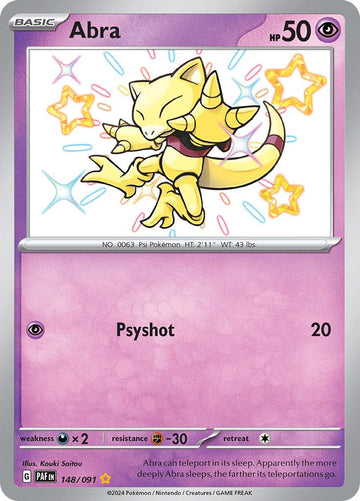 Abra [148/091] [Paldean Fates] Holofoil