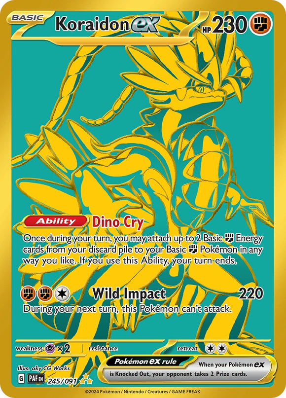 Koraidon ex [245/091] [Paldean Fates] Holofoil