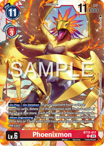 Phoenixmon [BT15-017] [Exceed Apocalypse] Foil
