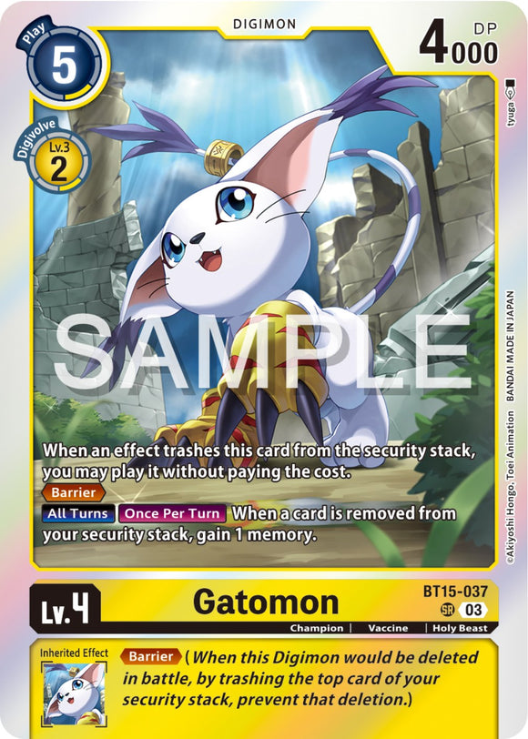 Gatomon [BT15-037] [Exceed Apocalypse] Foil