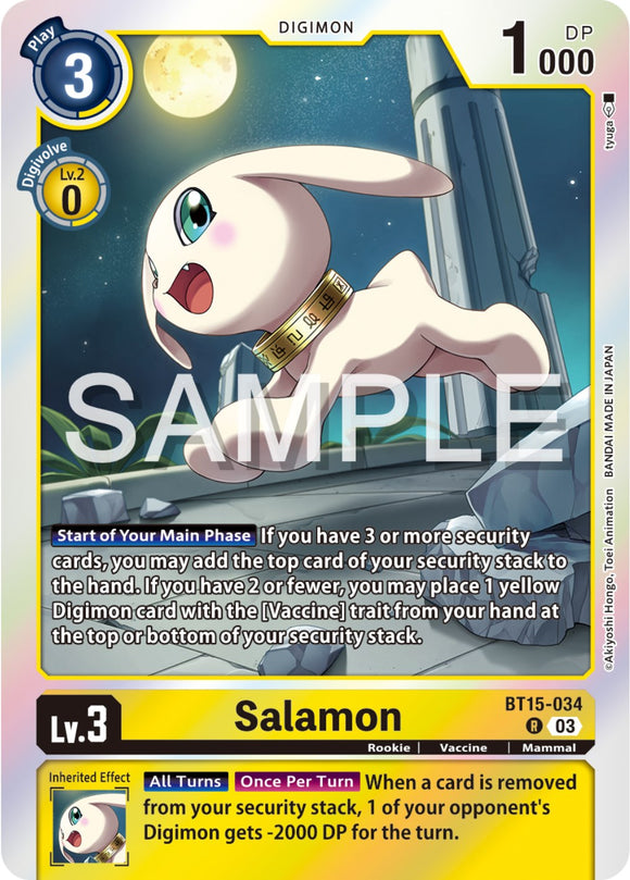Salamon [BT15-034] [Exceed Apocalypse] Foil