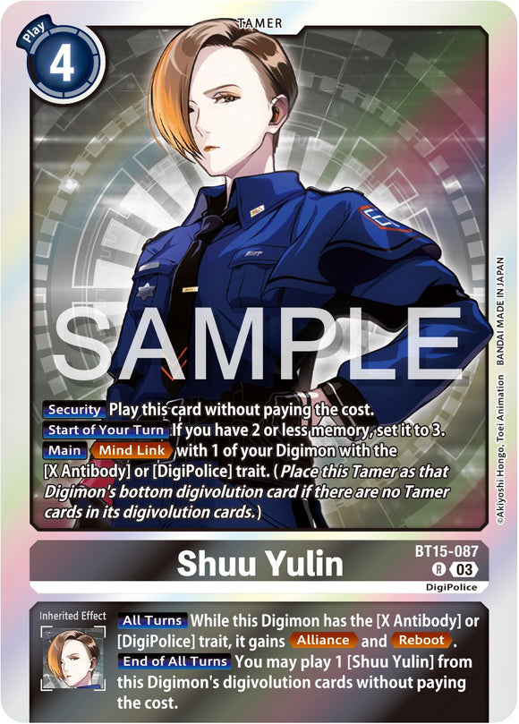 Shuu Yulin [BT15-087] [Exceed Apocalypse] Foil