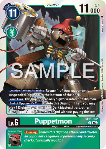 Puppetmon [BT15-052] [Exceed Apocalypse] Foil