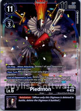 Piedmon [BT15-079] [Exceed Apocalypse] Foil