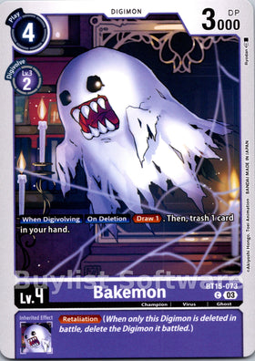 Bakemon [BT15-073] [Exceed Apocalypse]