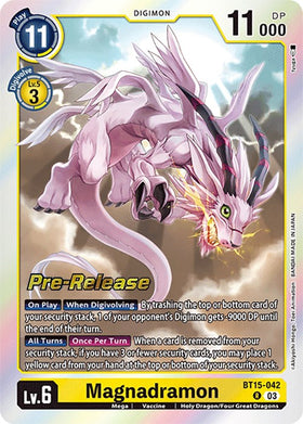 Magnadramon [BT15-042] [Exceed Apocalypse Pre-Release Cards] Foil