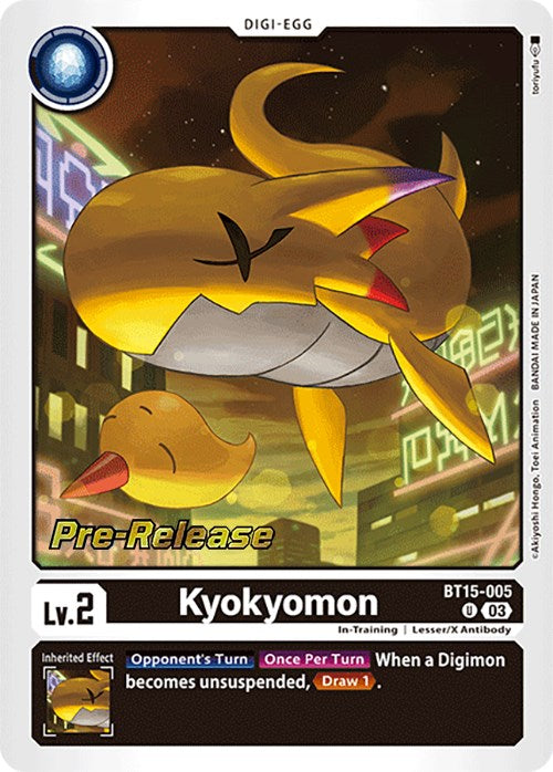 Kyokyomon [BT15-005] [Exceed Apocalypse Pre-Release Cards] Foil