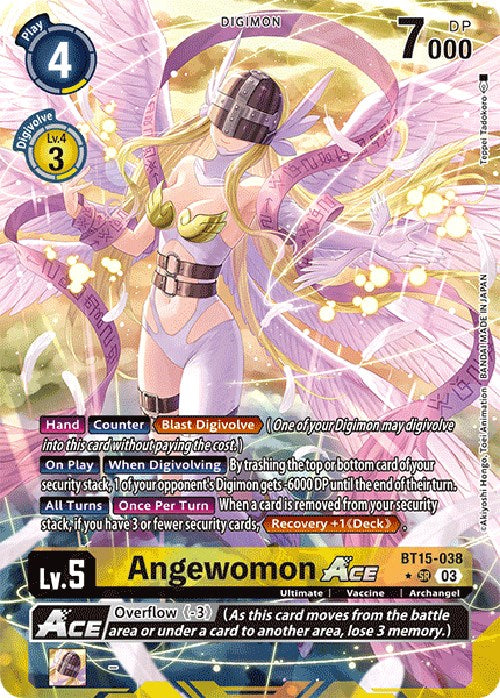 Angewomon ACE (Alternate Art) [BT15-038 SR] [Exceed Apocalypse] Foil