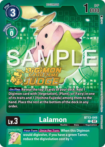 Lalamon (Judge Pack 5) [BT13-049] [Versus Royal Knights] Foil