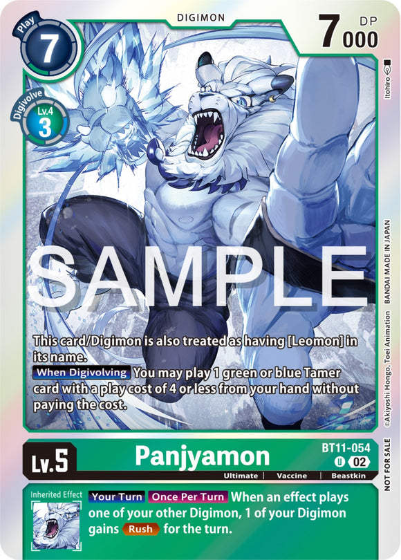 Panjyamon (Event Pack 6) [BT11-054] [Dimensional Phase] Foil
