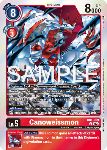Canoweissmon (Event Pack 6) [RB1-009] [Resurgence Booster] Foil