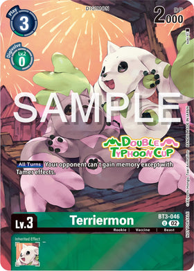 Terriermon (Double Typhoon Cup) [BT3-046] [Release Special Booster 1.0] Foil