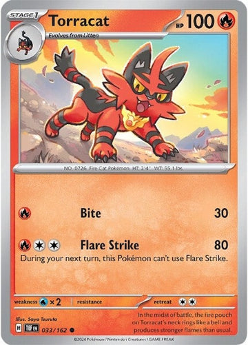 Torracat [033/162] [Temporal Forces] Reverse Holofoil
