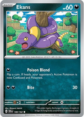 Ekans [100/162] [Temporal Forces] Reverse Holofoil