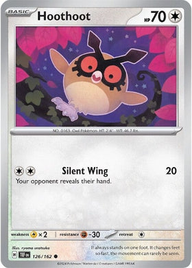 Hoothoot [126/162] [Temporal Forces] Reverse Holofoil