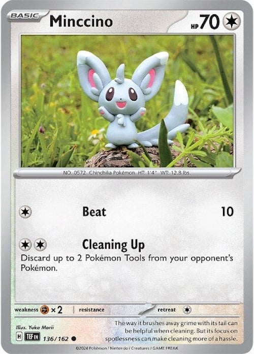 Minccino [136/162] [Temporal Forces] Reverse Holofoil