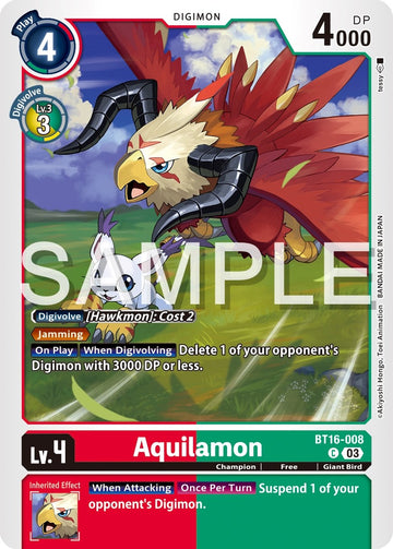 Aquilamon [BT16-008 C] [Beginning Observer]