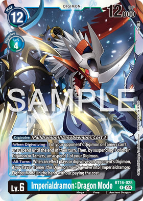 Imperialdramon: Dragon Mode [BT16-028] [Beginning Observer] Foil
