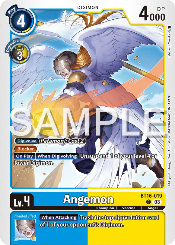 Angemon [BT16-019 C] [Beginning Observer]