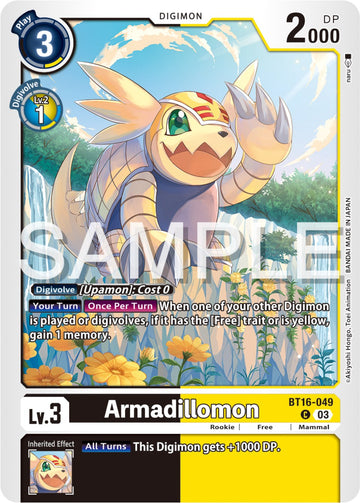 Armadillomon [BT16-049 C] [Beginning Observer]