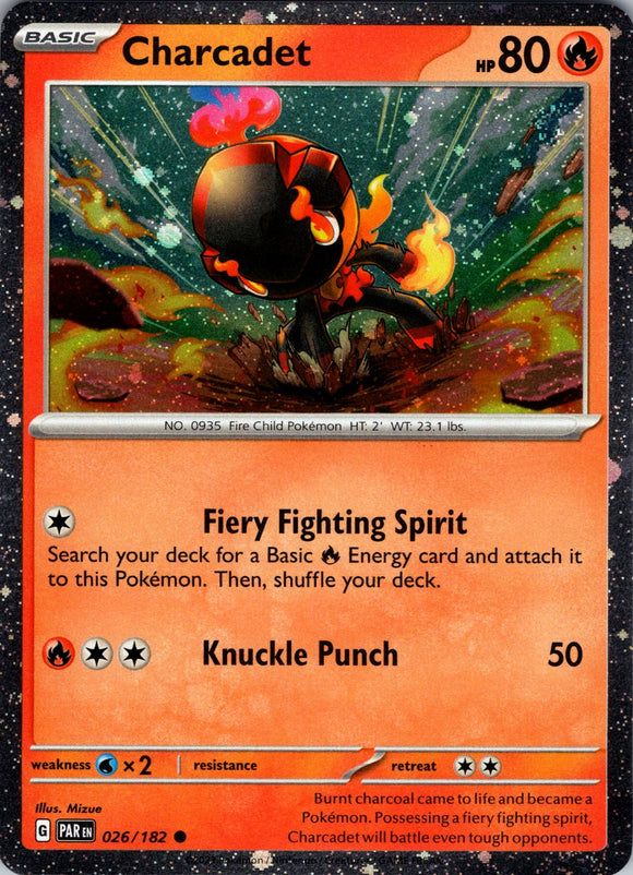 Charcadet (Cosmos Foil) [026/182] [Paradox Rift] Holofoil