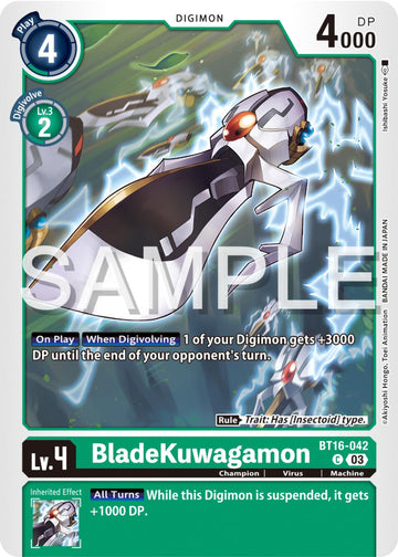 BladeKuwagamon [BT16-042 C] [Beginning Observer]