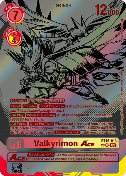 Valkyrimon ACE (Textured) [BT16-013 SR] [Beginning Observer] Foil