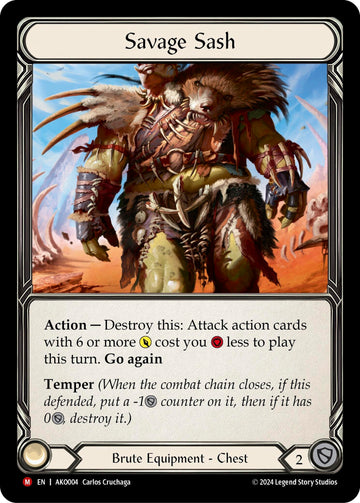 Savage Sash [AKO004] [ Kayo]