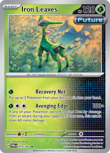 Iron Leaves [019/167] [Twilight Masquerade] Reverse Holofoil