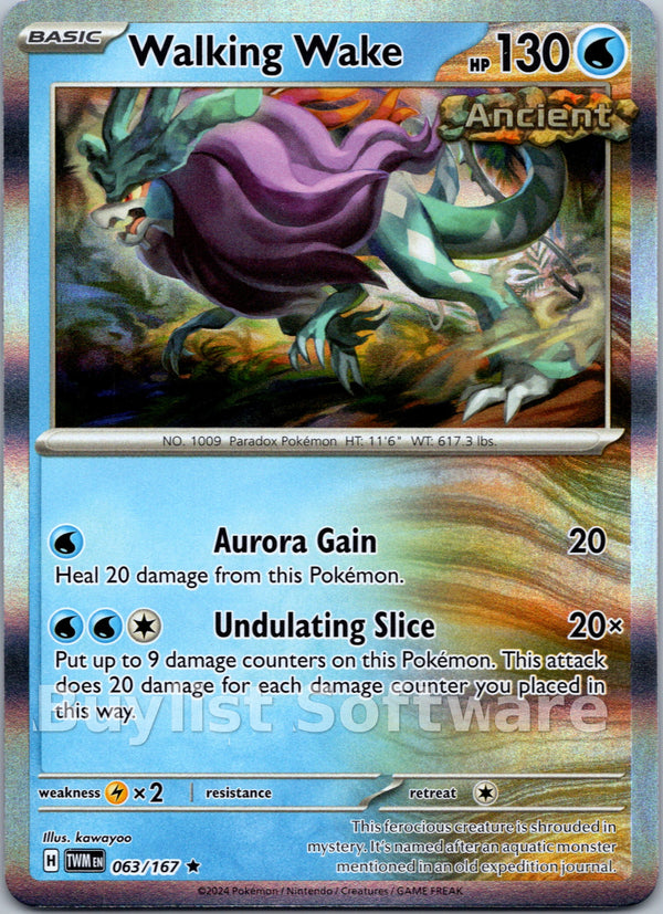 Walking Wake [063/167] [Twilight Masquerade] Reverse Holofoil