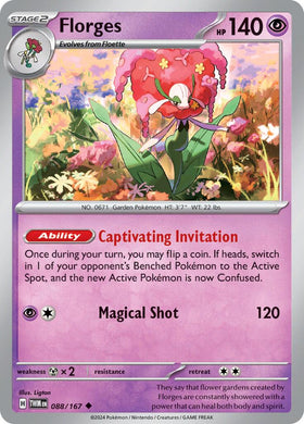 Florges [088/167] [Twilight Masquerade] Reverse Holofoil