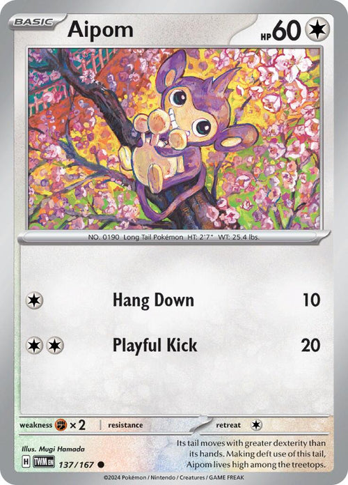 Aipom [137/167] [Twilight Masquerade]