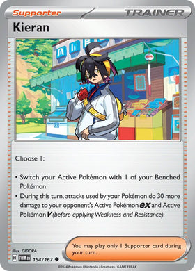 Kieran [154/167] [Twilight Masquerade] Reverse Holofoil