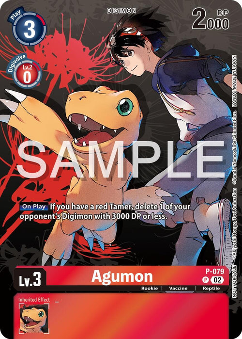 Agumon (Official Tournament Pack Vol.13) [P-079] [Digimon Promotion Cards] Foil