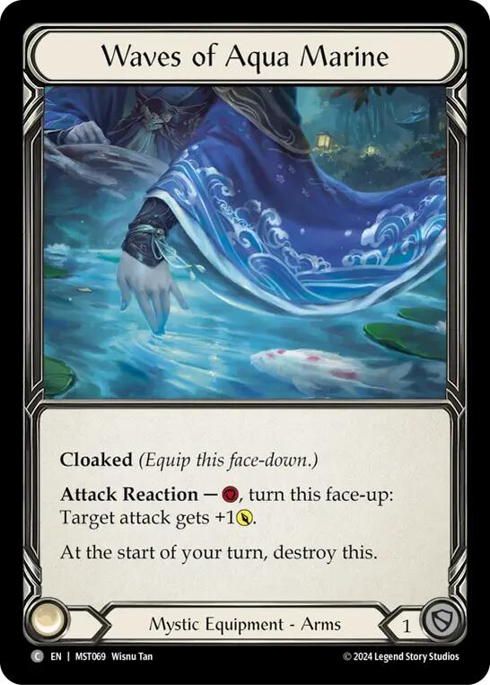 Waves of Aqua Marine [MST069] [Part the Mistveil] Cold Foil