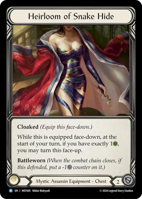 Heirloom of Snake Hide [MST005] [Part the Mistveil] Cold Foil