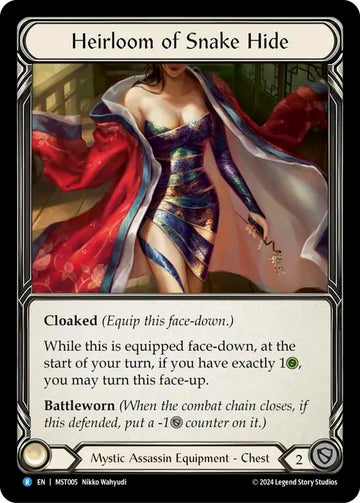 Heirloom of Snake Hide [MST005] [Part the Mistveil] Cold Foil