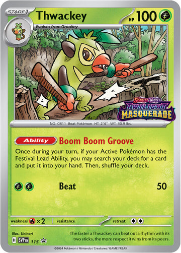 Thwackey [115] [Scarlet & Violet Promo Cards] Holofoil