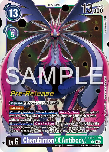 Cherubimon (X Antibody) [BT16-079] [Beginning Observer Pre-Release Cards] Foil