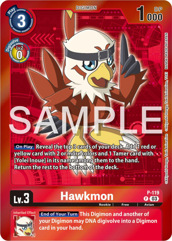 Hawkmon (Digimon Adventure Box 2024) [P-119] [Digimon Promotion Cards] Foil