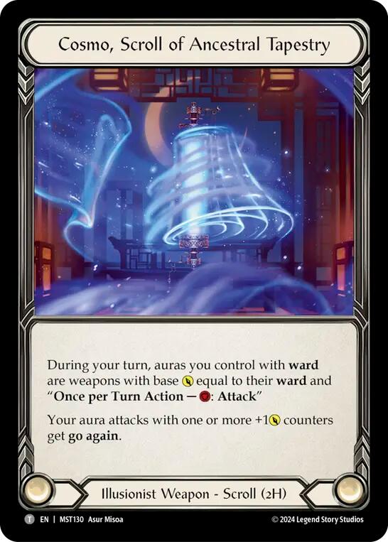 Cosmo, Scroll of Ancestral Tapestry // Beckoning Mistblade [MST130 // MST003] [Part the Mistveil]