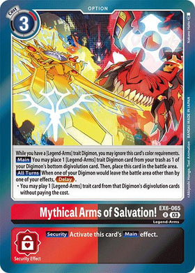 Mythical Arms of Salvation! [EX6-065] [Infernal Ascension] Foil