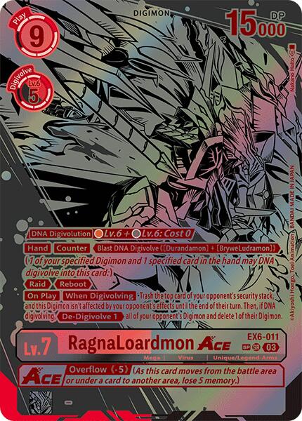 RagnaLoardmon ACE (Textured) [EX6-011] [Infernal Ascension] Foil