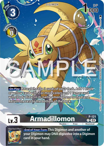 Armadillomon (Digimon Adventure 02: The Beginning Set) [P-121] [Digimon Promotion Cards] Foil