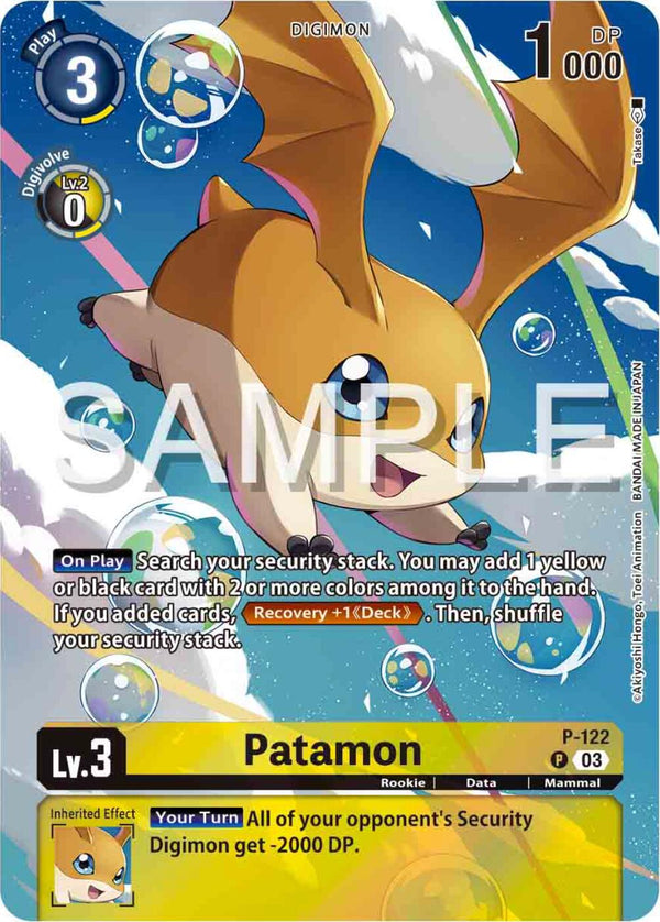 Patamon (Digimon Adventure 02: The Beginning Set) [P-122] [Digimon Promotion Cards] Foil
